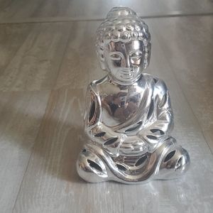 Silver Buddha Decorative Piece